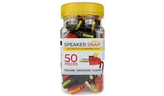 SPEAKER SNAP BANANA PLUGS 25 PAIR